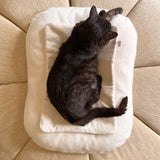 Self Warming Cat Pad on Bed