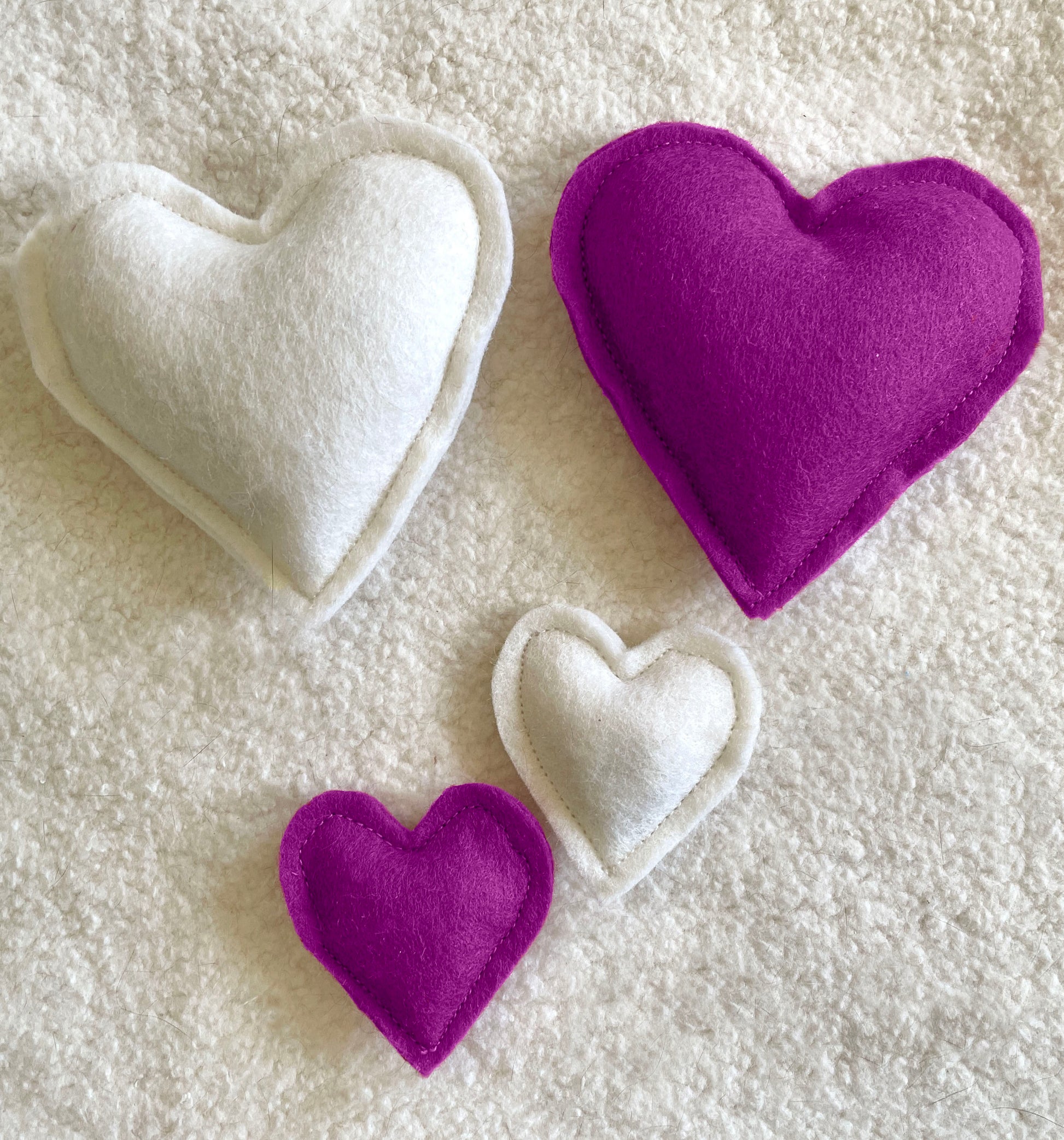 Sweethearts Violet // Felt Shapes // Wool Felt Pom Poms Felt -  in 2023