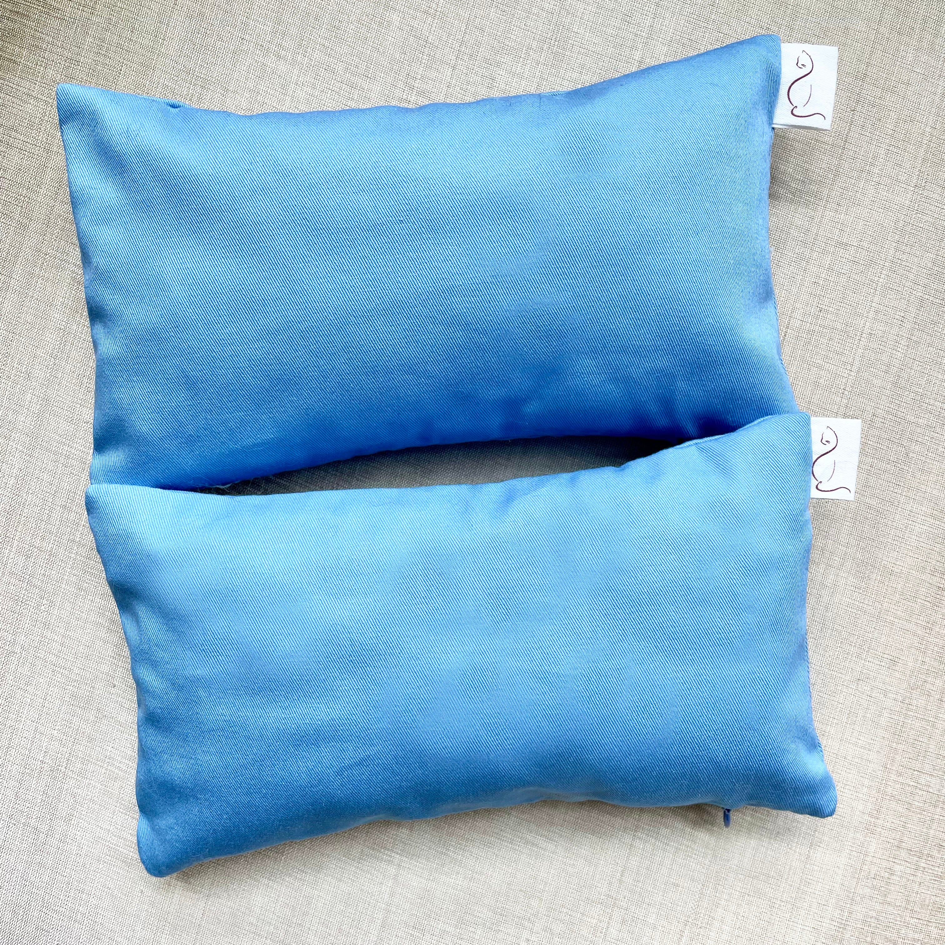 Blue Organic Pillowcase 