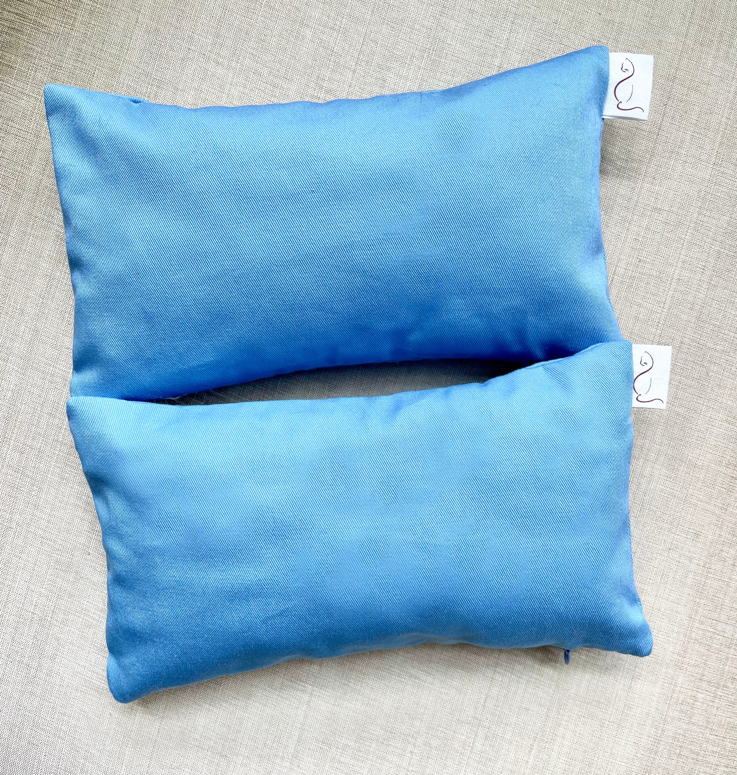 Blue Organic Pillowcase 